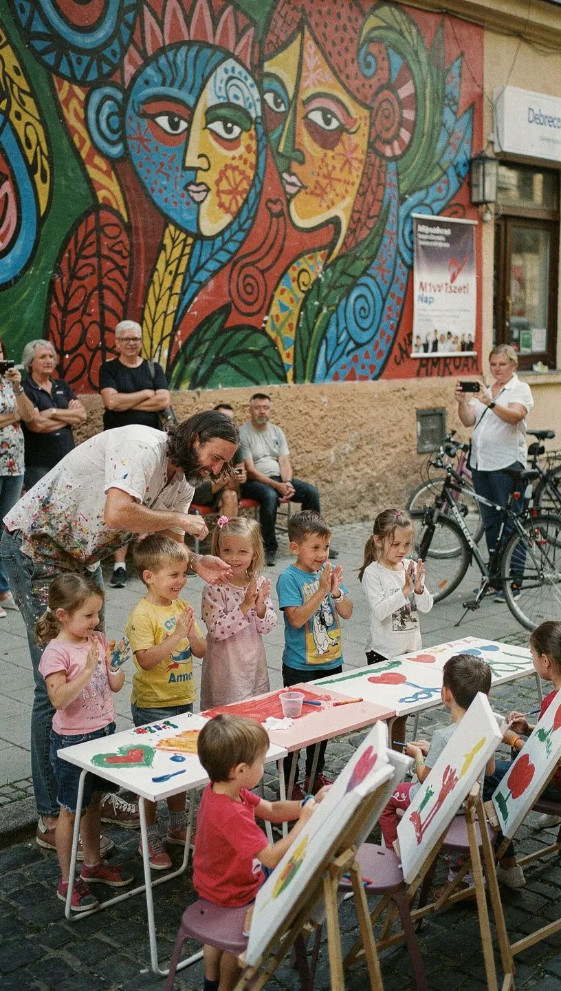 Férfi portréja napfényben, háttérben zöldellő tájjal.
